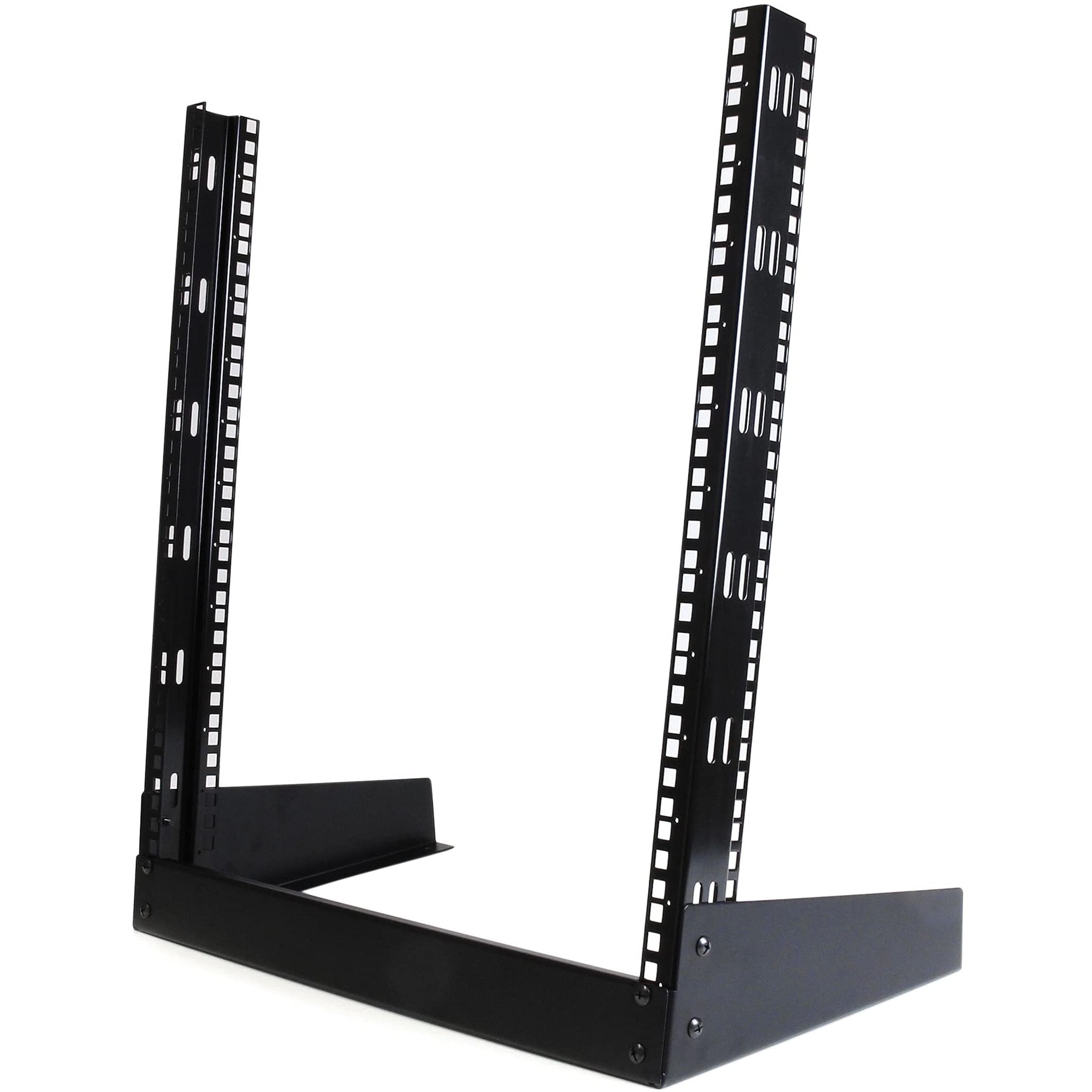 StarTech.com 12U Open Frame Server Rack - 19" 2 Post Network Rack – Free Standing Audio Video & IT Equipment (RK12OD) 12U 12u