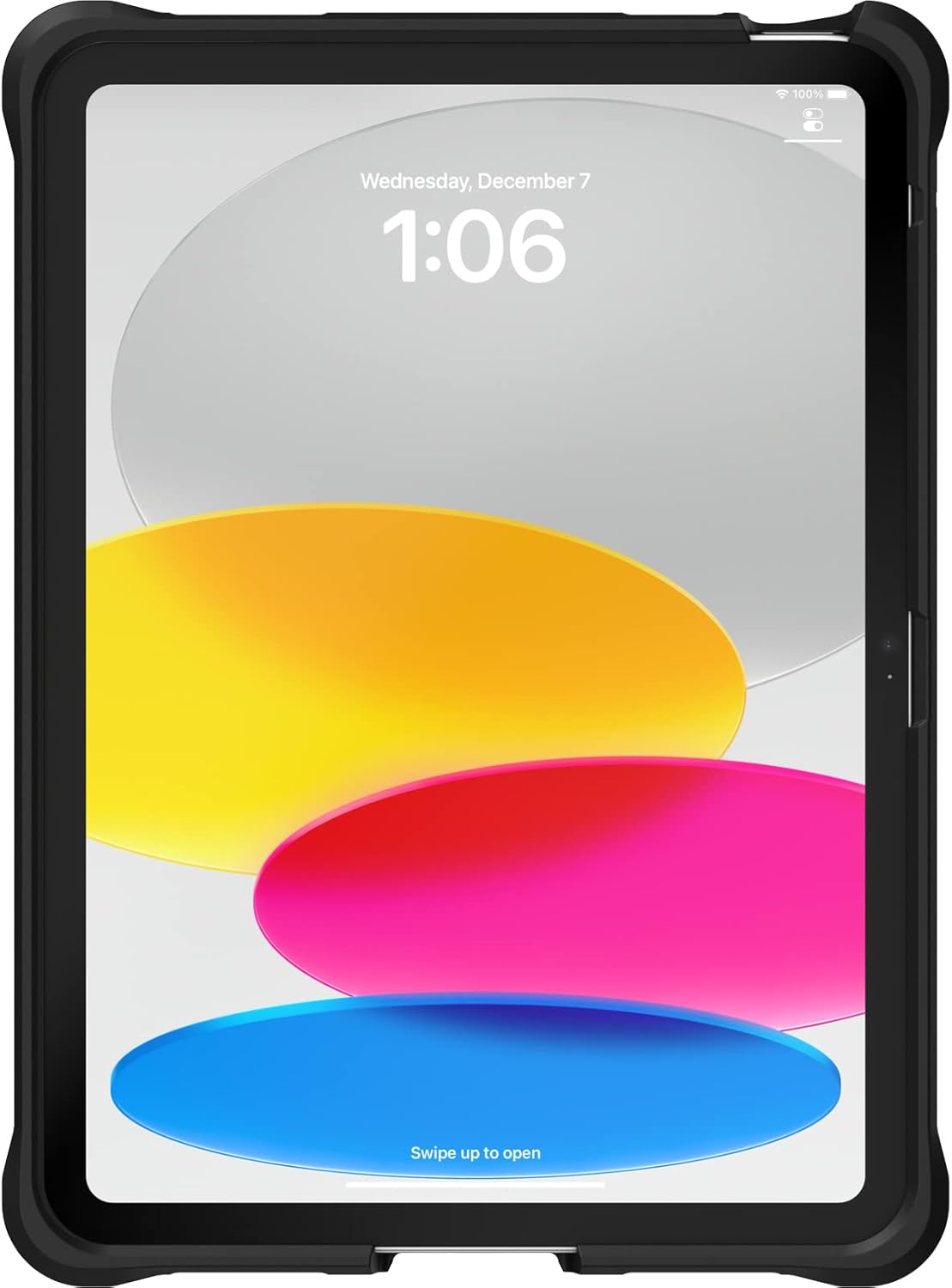 OtterBox iPad (10th Gen) uniVERSE Series Case - For Apple iPad (10th Generation) Tablet - Black - Synthetic Rubber