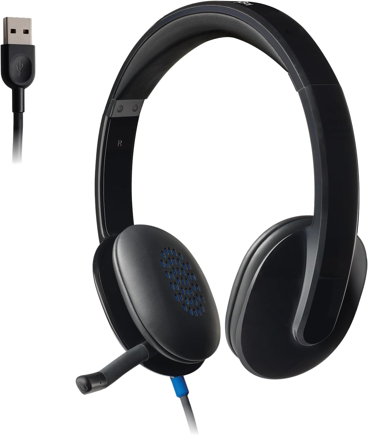 Logitech High-performance USB Headset H540 for Windows and Mac, Skype Certified