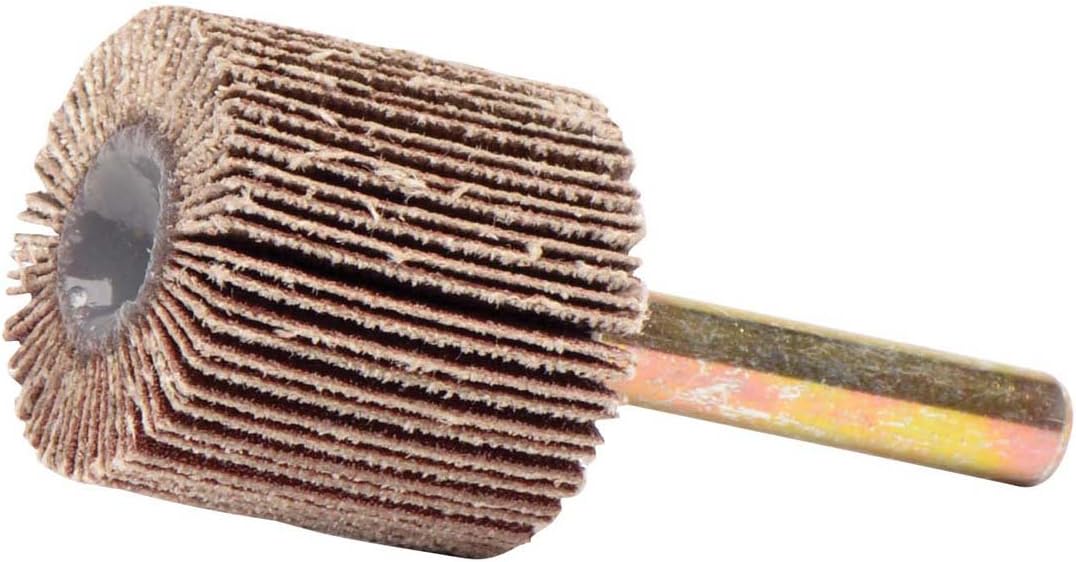 Weiler 52005 1" x 1" Tiger Coated Abrasive Flap Wheel, 1/4" Stem, 120AO