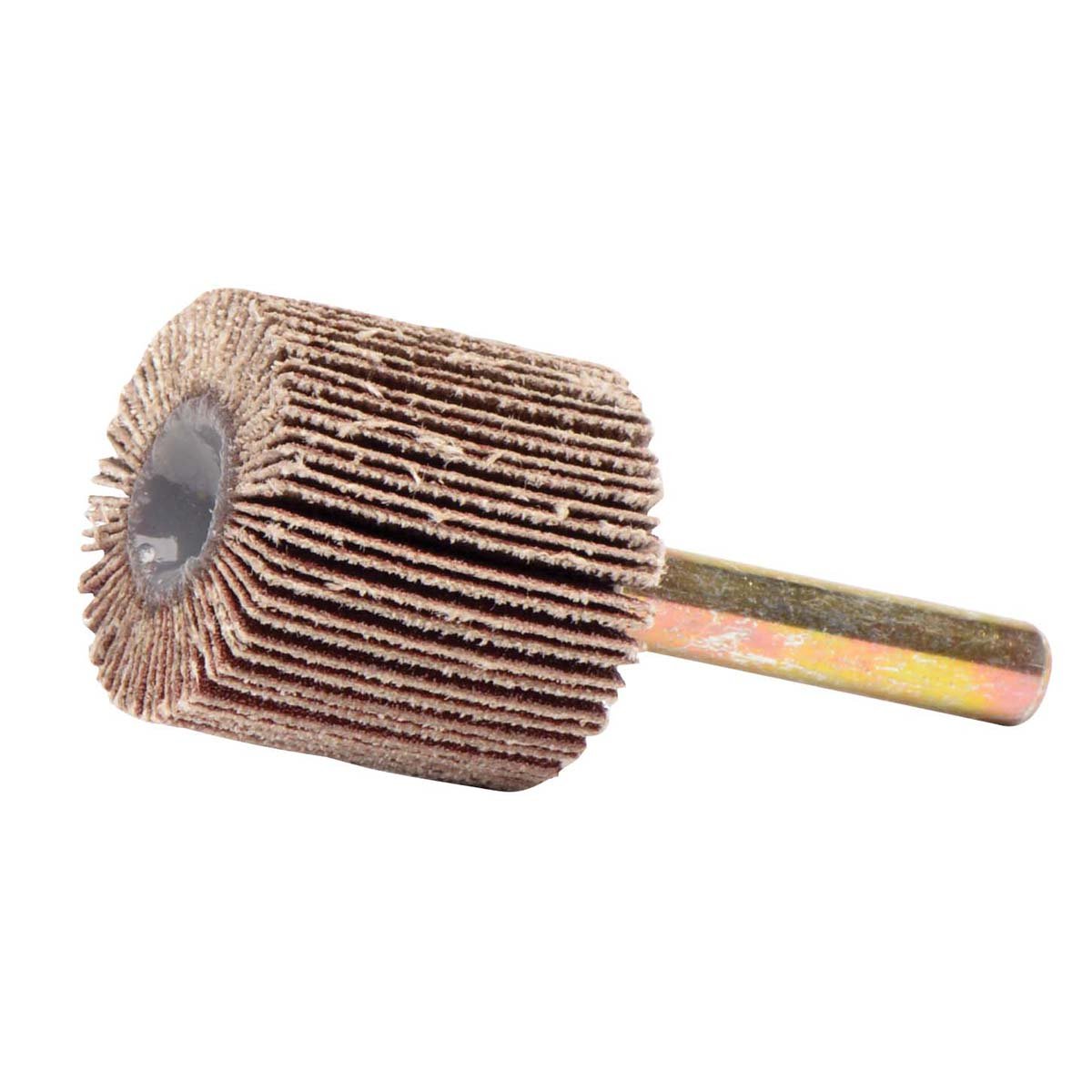 Weiler 52005 1" x 1" Tiger Coated Abrasive Flap Wheel, 1/4" Stem, 120AO