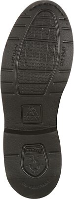 ROCKY Men's High-Gloss Leather Oxford Dress Shoes