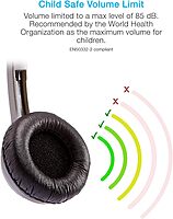 Cyber Acoustics Lightweight 3.5mm Stereo Headphones for Kids (ACM-7000) - Great for use with Tablets, Chromebooks, Laptops, PCs, & Macs 1 Unit