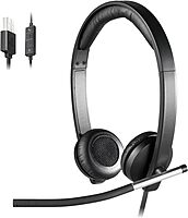Logitech USB Headset Stereo H650e - Stereo - USB - Wired - 50 Hz to 10 kHz - Over-the-head - Binaural - 981000518