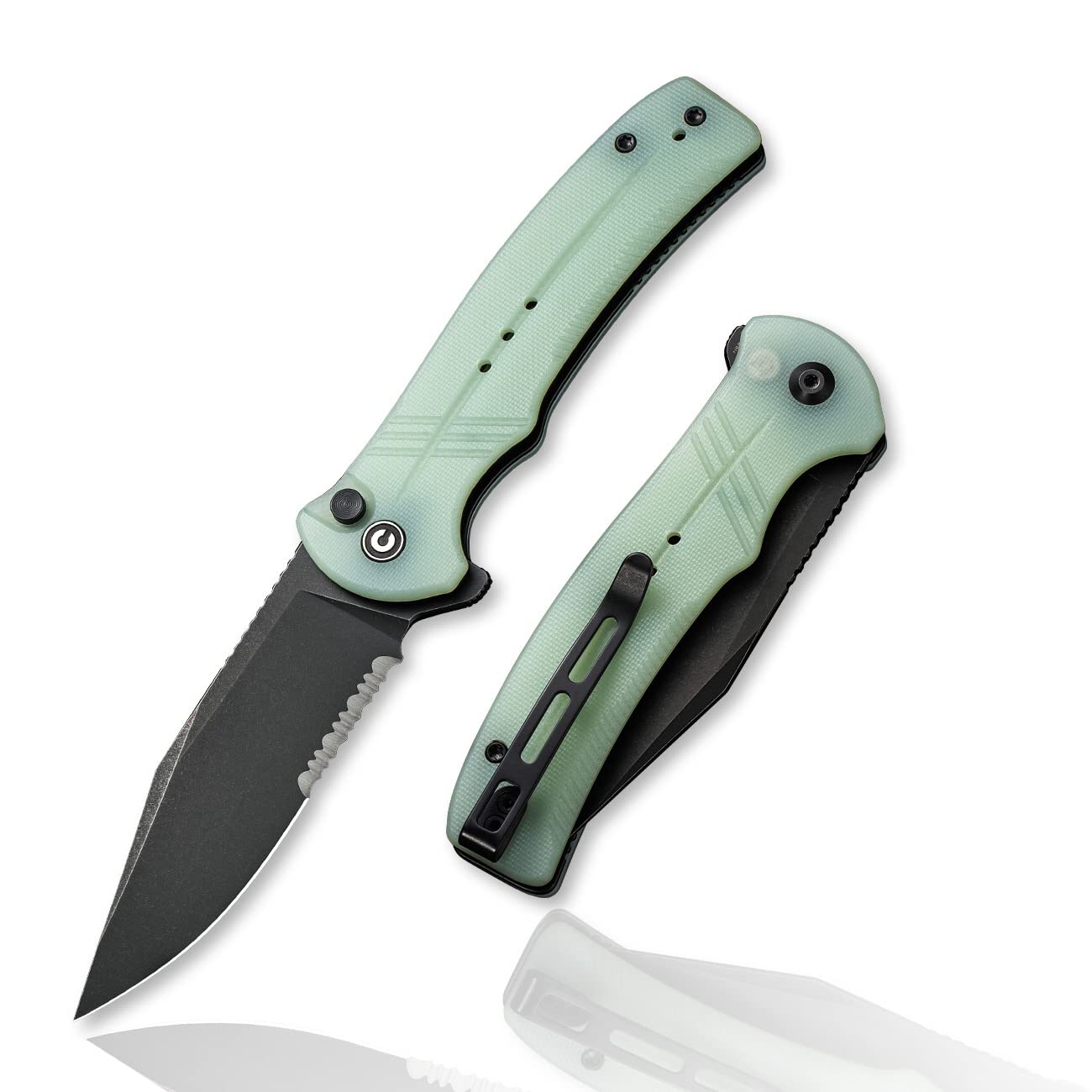 CIVIVI Cogent Folding Pocket Knife - Flipper & Button Lock