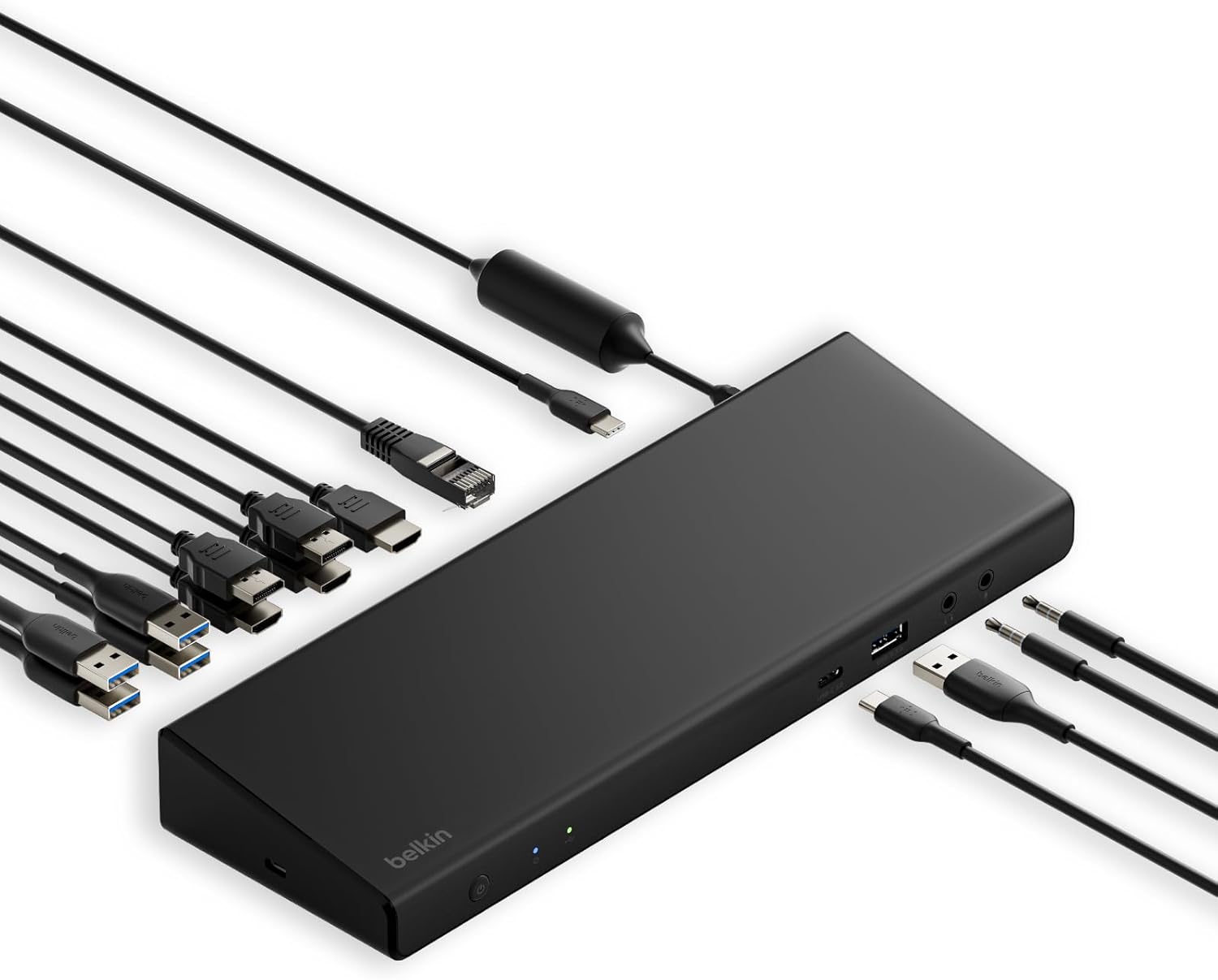 Belkin 15-in-1 Universal Triple Display DisplayLink Docking Station Hub w/ 3 HDMI Ports