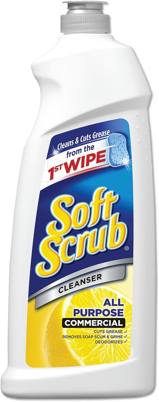 Lemon Cleanser, Non-Bleach, Biodegradable, 38oz Bottle, 6/Carton