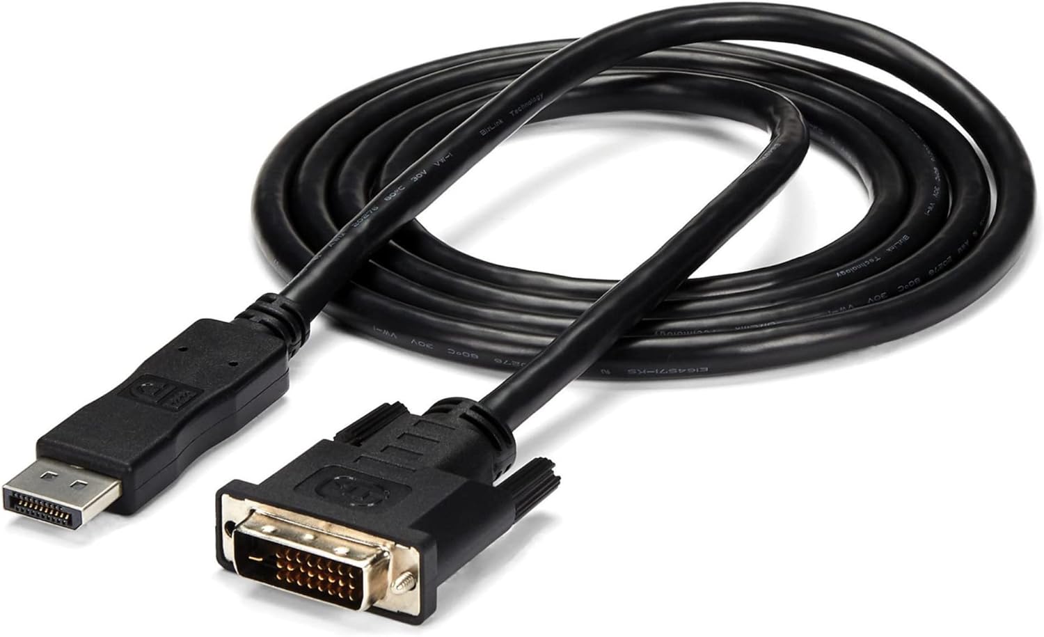 StarTech.com 6ft (1.8m) DisplayPort to DVI Cable, DisplayPort to DVI Adapter Cable, DP to DVI-D Converter
