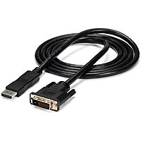 StarTech.com 6ft (1.8m) DisplayPort to DVI Cable, DisplayPort to DVI Adapter Cable, DP to DVI-D Converter