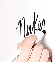 U BRANDS Melamine Non-Magnetic Dry-Erase Board, Silver Aluminum Frame