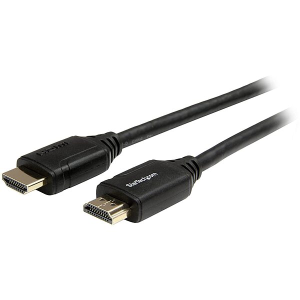 StarTech.com 10ft (3m) Premium Certified HDMI 2.0 Cable with Ethernet - High Speed Ultra HD 4K 60Hz HDMI Cable HDR10