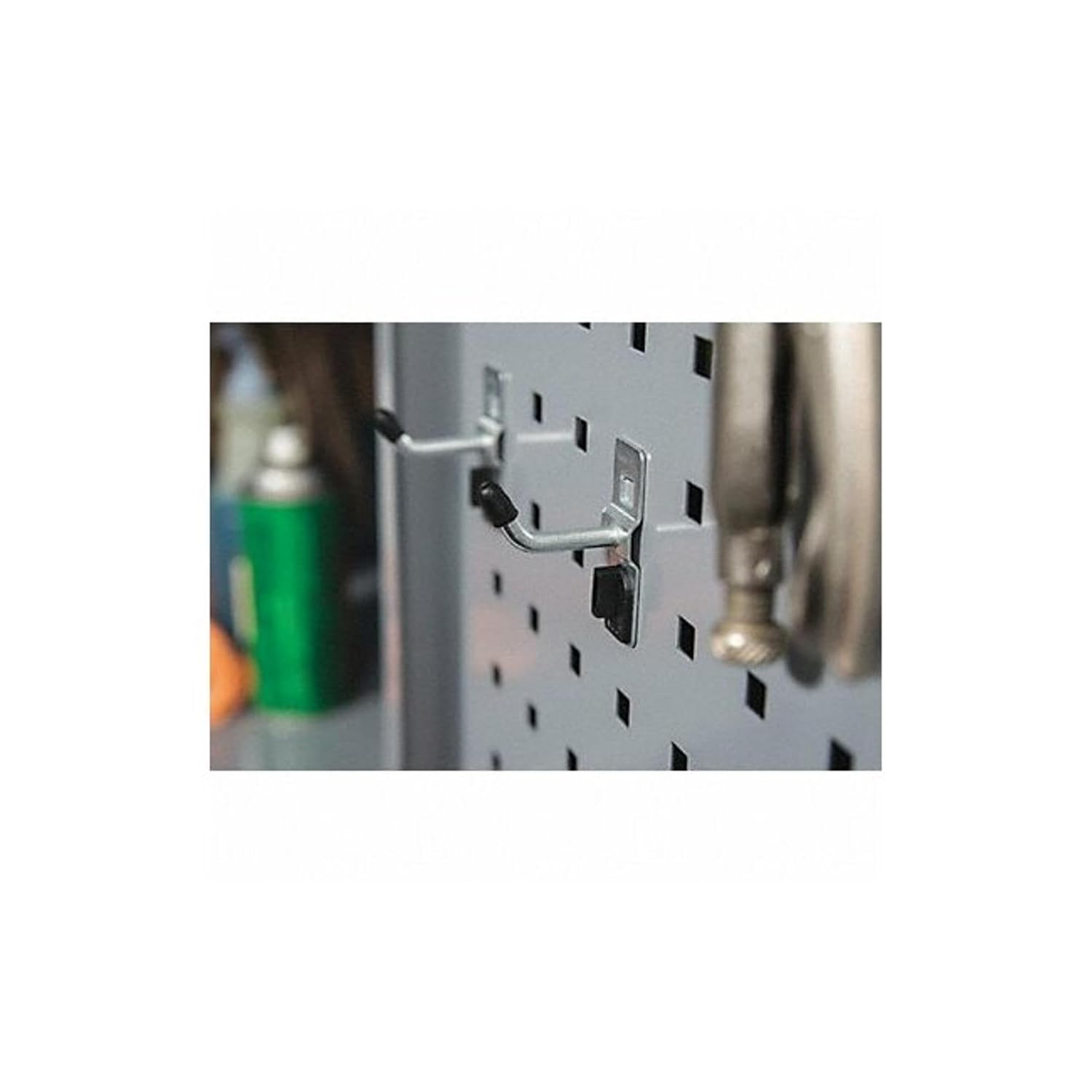 Single Rod Pegboard Hook, 3/4" W, 2-3/8" Long - PK10