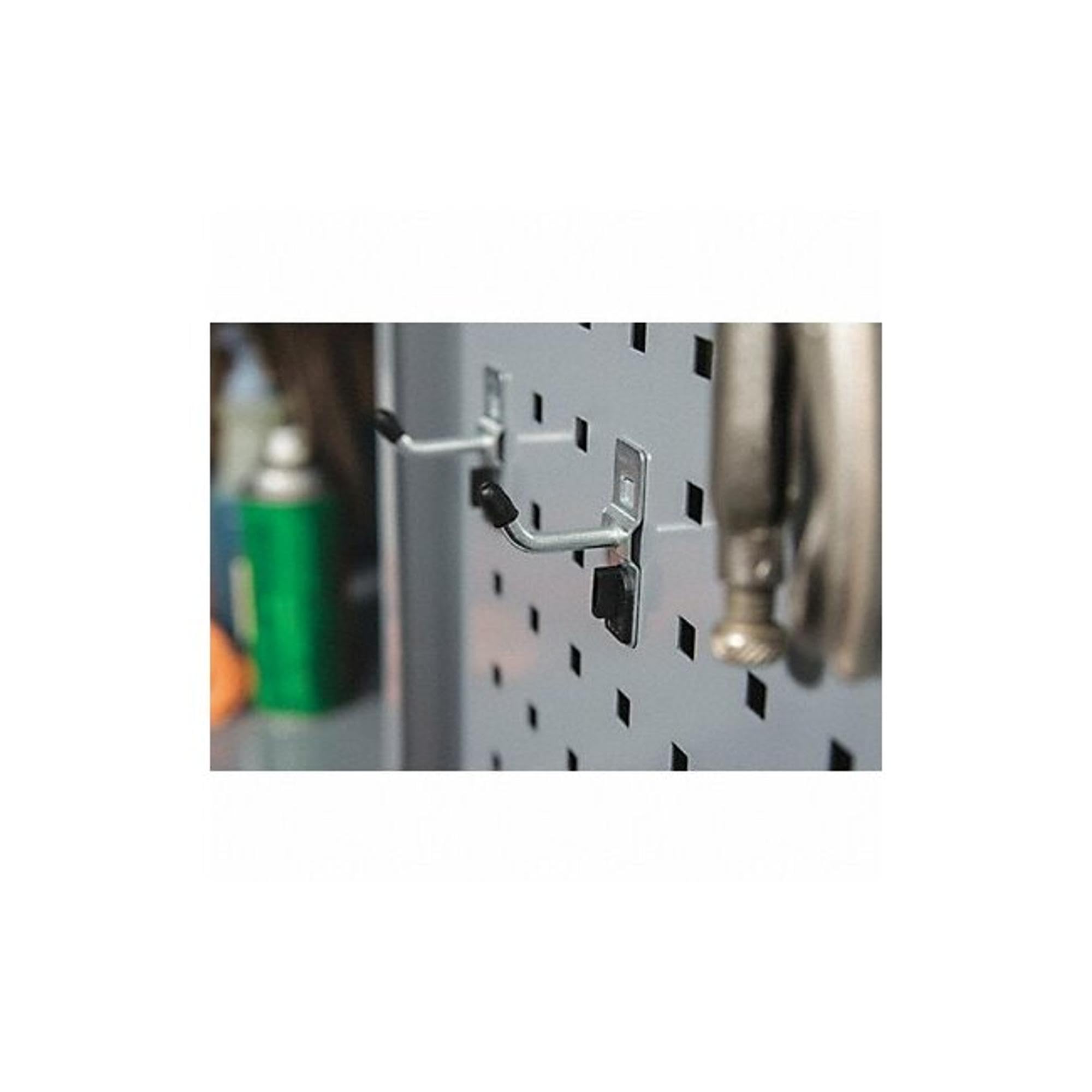 Single Rod Pegboard Hook, 3/4" W, 2-3/8" Long - PK10