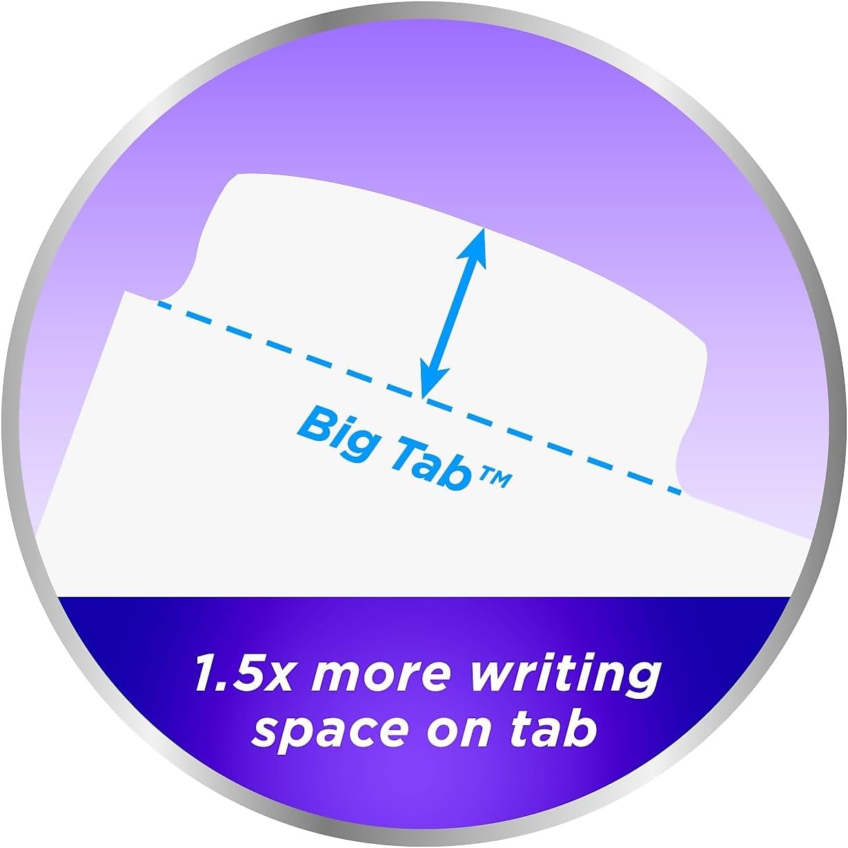 Avery Big Tab Write & Erase Durable Plastic Dividers for 3 Ring Binders, 8-Tab Set, Bright Multicolor
