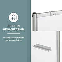 SAFCO Impromptu Full Whiteboard Screen Double-Sided Magnetic Mobile Dry Erase Board