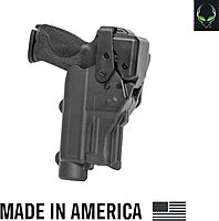 ALIEN GEAR Rapid Force Level 3 Duty Holster — Right Hand — Optic-Ready Mid Ride Belt Slide