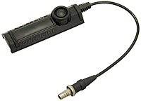 SureFire SR07 Rail Tape Switch, 7" Cable — Black