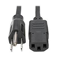 TRIPP LITE Computer Power Cord NEMA 5-15P to IEC-320-C13