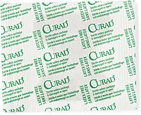 CURAD Flex-Fabric Adhesive Fingertip Bandages, Skin-Friendly Adhesive, 2 x 1.75 Inches, Breathable Fabric, 100 Bandages Per Box