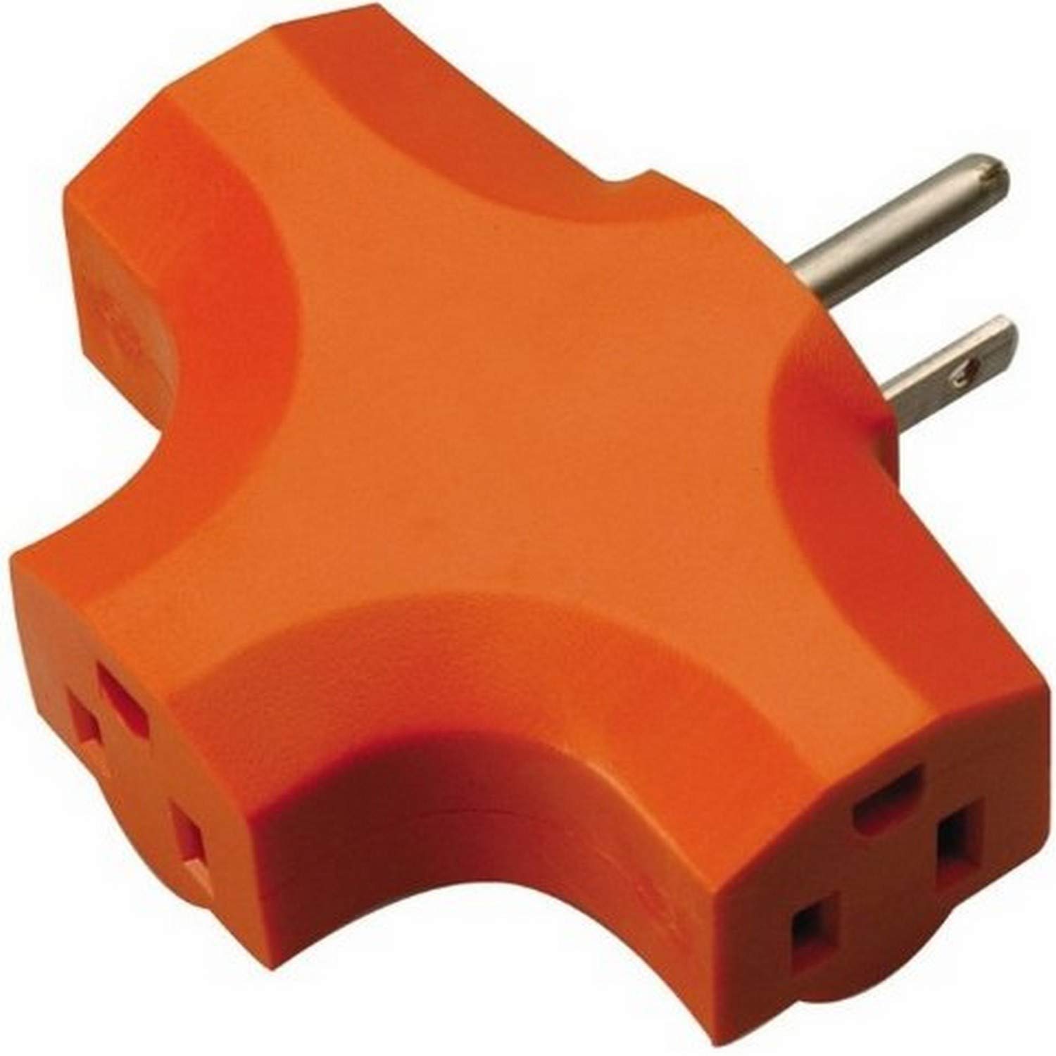 Coleman Cable 99068803 Adapter, 3 Outlet Orange/Bulk, One Size, Multi