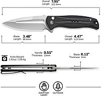 CIVIVI Incindie Folding Pocket Knife