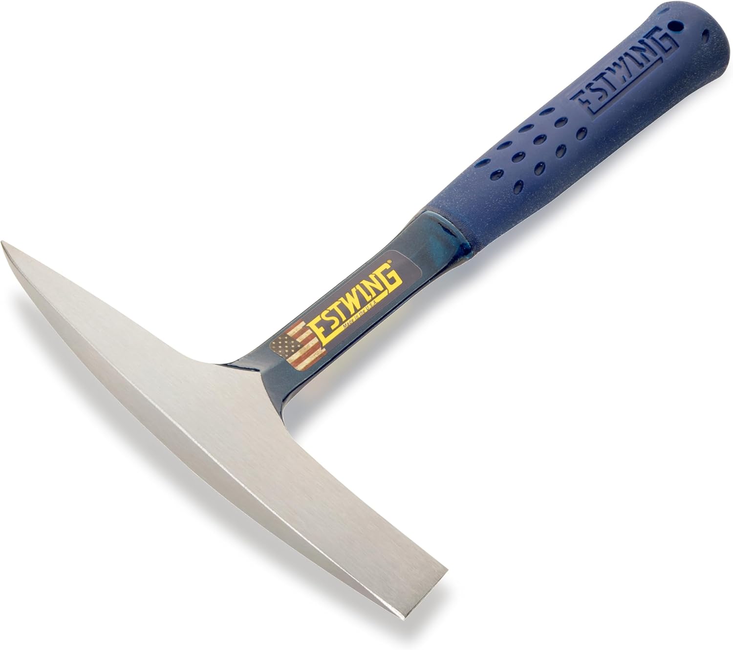 ESTWING Welding/Chipping Hammer - 14 oz Slag Removal Tool with Forged Steel Construction & Shock Reduction Grip - E3-WC