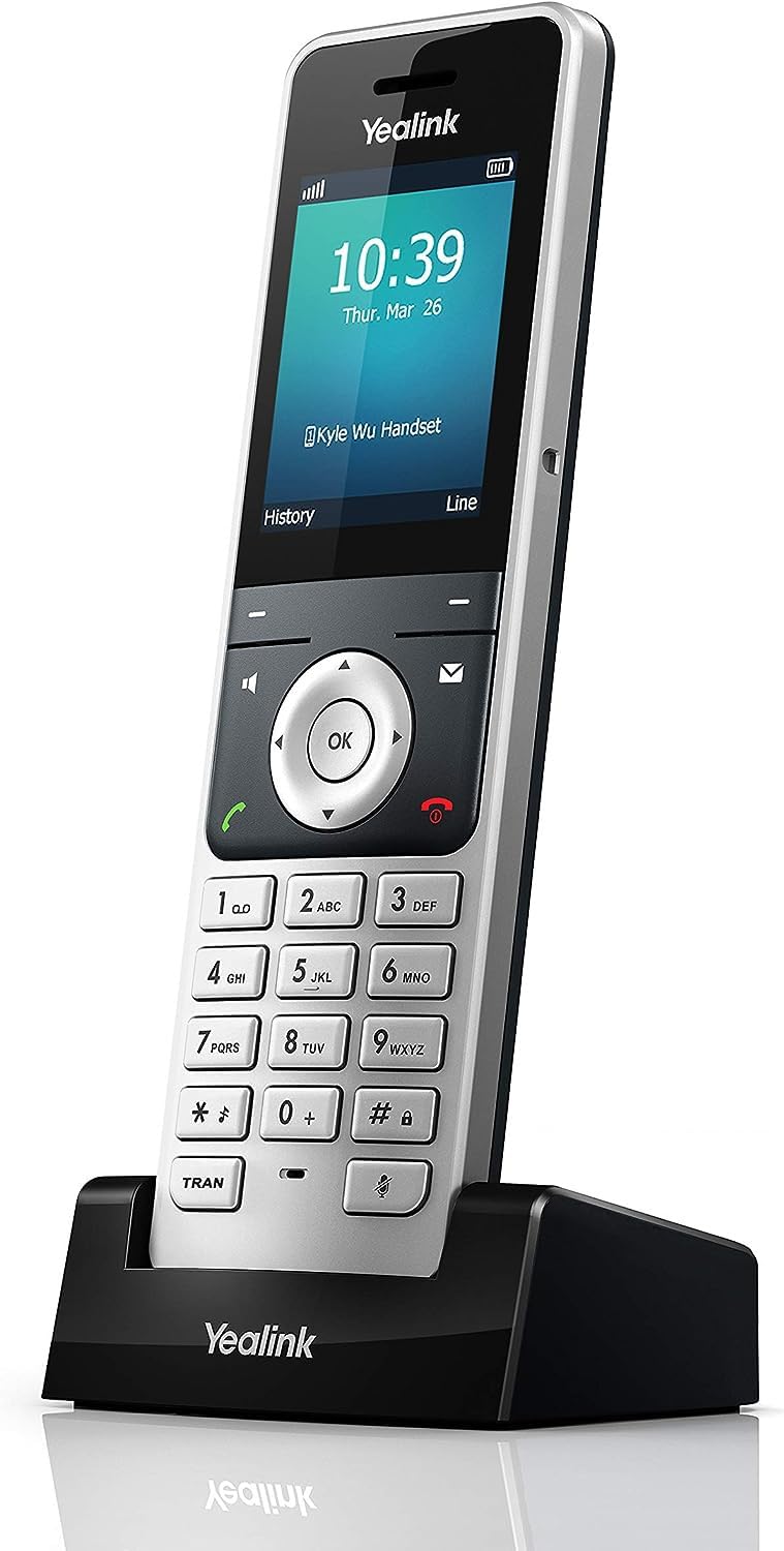 Yealink YEA-W56H HD DECT Expansion Handset for Cordless VoIP Phone and Device