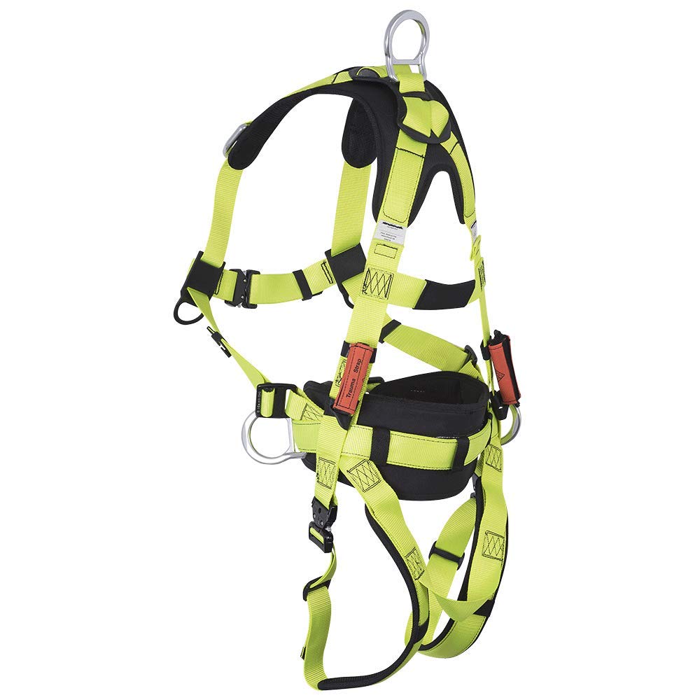 PEAKWORKS PeakPro Plus Safety Harness - Class APE, 5 D-Rings, Premium Padding & Lumbar Support Belt - ANSI Z359.11