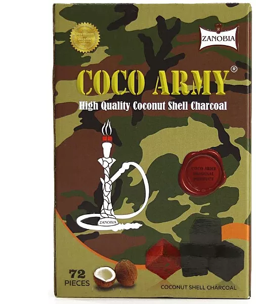 Coco Army Charcoal 72PCS Original - Hachi Tobacco Dubai UAE