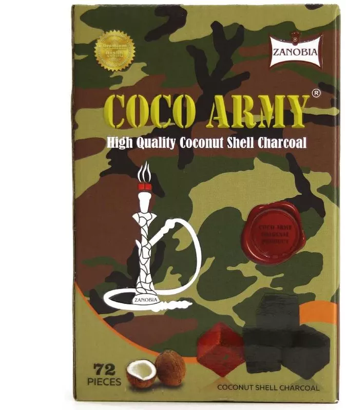 Coco Army Charcoal 72PCS Original - Hachi Tobacco Dubai UAE