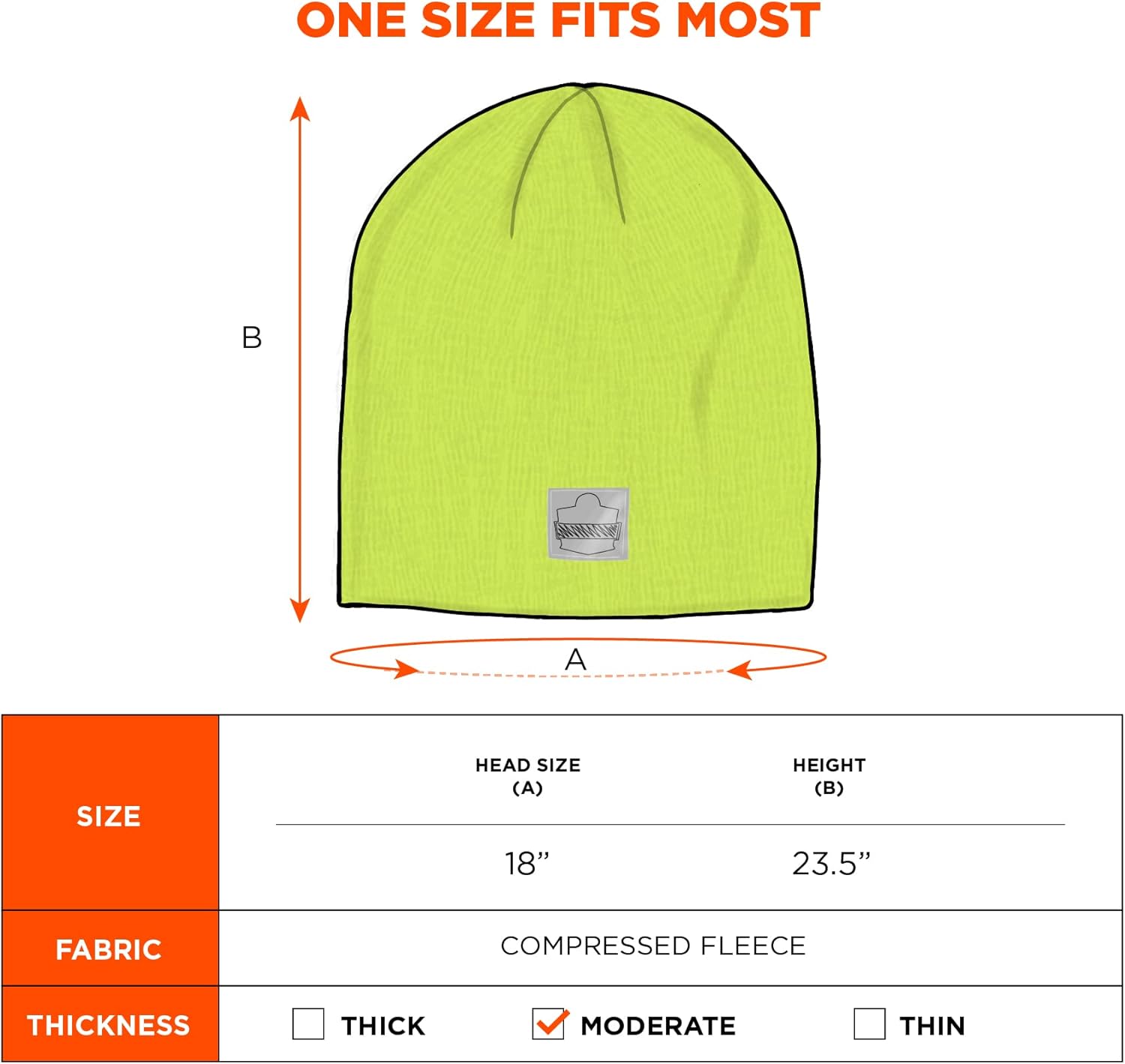 Ergodyne N-Ferno 6812 Rib Knit Beanie