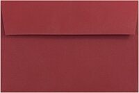 JAM PAPER Premium Dark Red Invitation Envelopes