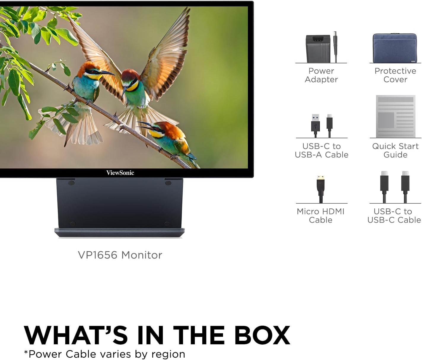 VIEWSONIC ColorPro Portable Monitor Pantone Validated, Factory Calibrated