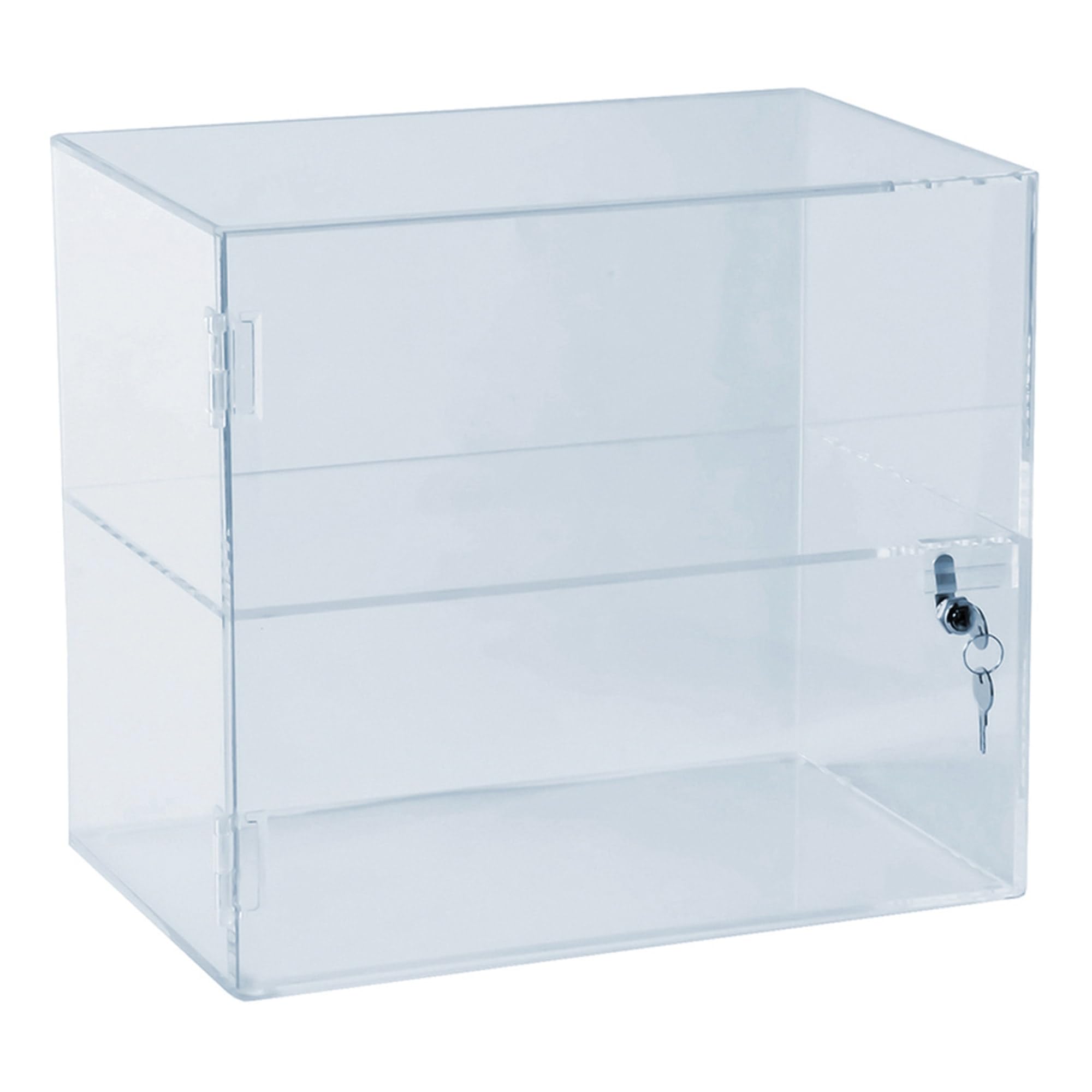 AZAR DISPLAYS Acrylic Lockbox Countertop Display Case, Clear