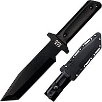 Cold Steel G.I. Tanto 7" Durable 1055 Carbon Steel Fixed Blade Tactical Outdoor Throwing Knife