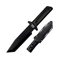 Cold Steel G.I. Tanto 7" Durable 1055 Carbon Steel Fixed Blade Tactical Outdoor Throwing Knife