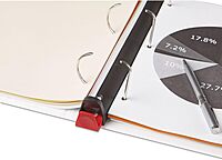 Universal Deluxe Easy-to-Open D-Ring View Binder, 3 Rings, 1" Capacity, 11 X 8.5, White