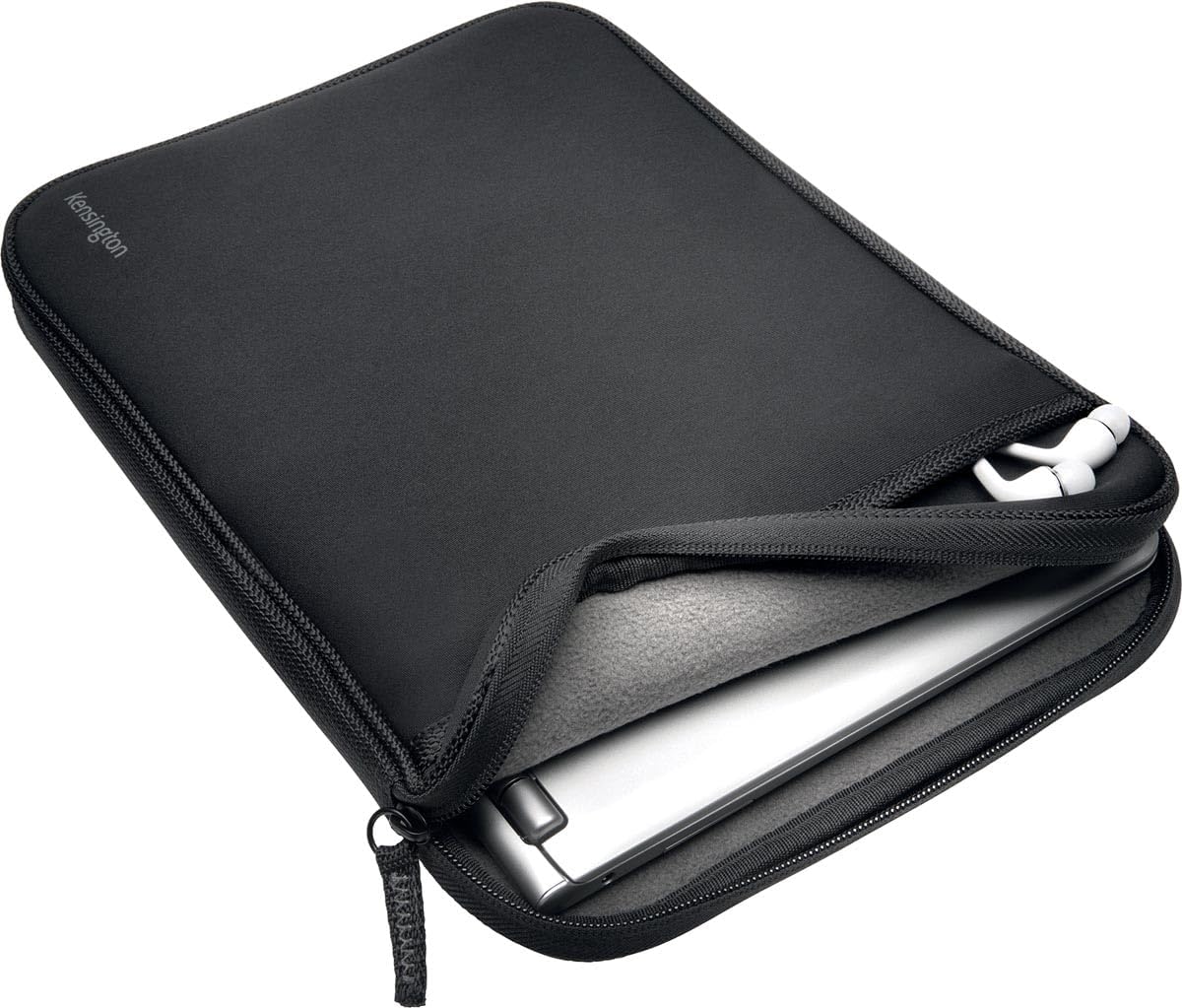 Kensington Laptop Sleeve with Storage Pocket and Fleece Interior