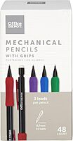 Office Depot® Brand Mechanical Pencils With Comfort Grip, 0.7 mm, Black Barrel, Pack Of 48 Pencils