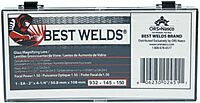 BEST WELDS 901-932-145-150 - 2" Glass Magnifier Plate, 2" x 4.25" 1.5 Diopter, Clear