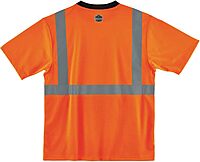 Ergodyne GloWear 8289BK Class 2 Hi-Vis Black Front T-Shirt