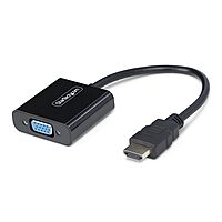 StarTech.com HDMI to VGA Adapter, Active Video Converter for Laptop/Desktop, 1920x1080 (1080p), HDMI Source to VGA Monitor