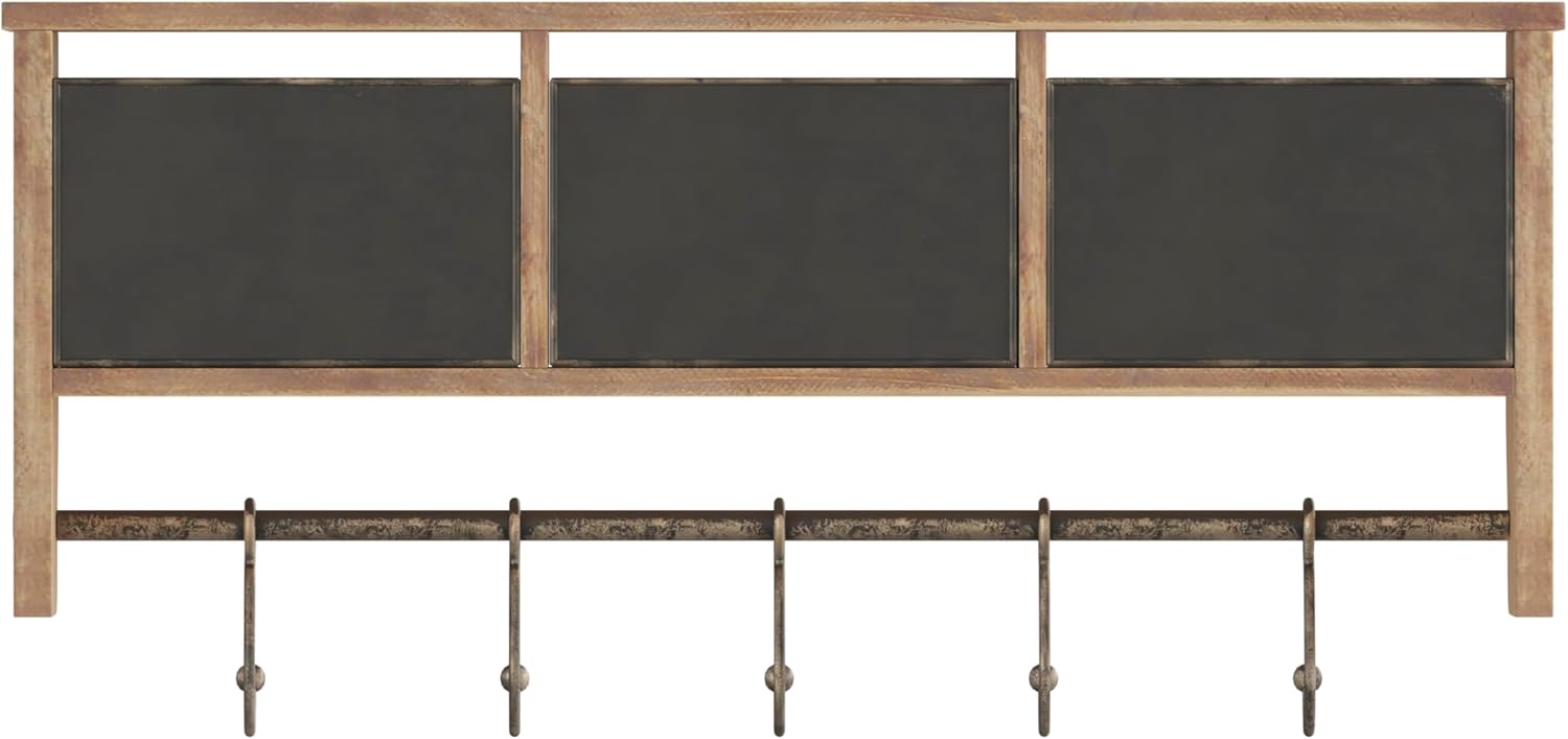 Flash Furniture Daly Wall Mounted Solid Pine Storage Rack