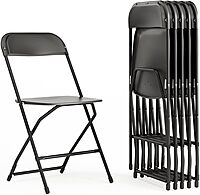 Flash Furniture Hercules Series Commercial-Grade Plastic Folding Chair - 650LB Weight Capacity