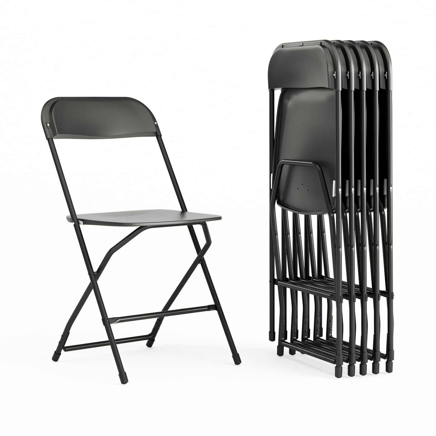 Flash Furniture Hercules Series Commercial-Grade Plastic Folding Chair - 650LB Weight Capacity