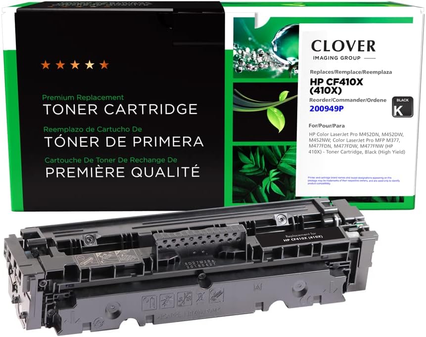Clover Remanufactured Toner Cartridge Replacement for HP 410X/410A