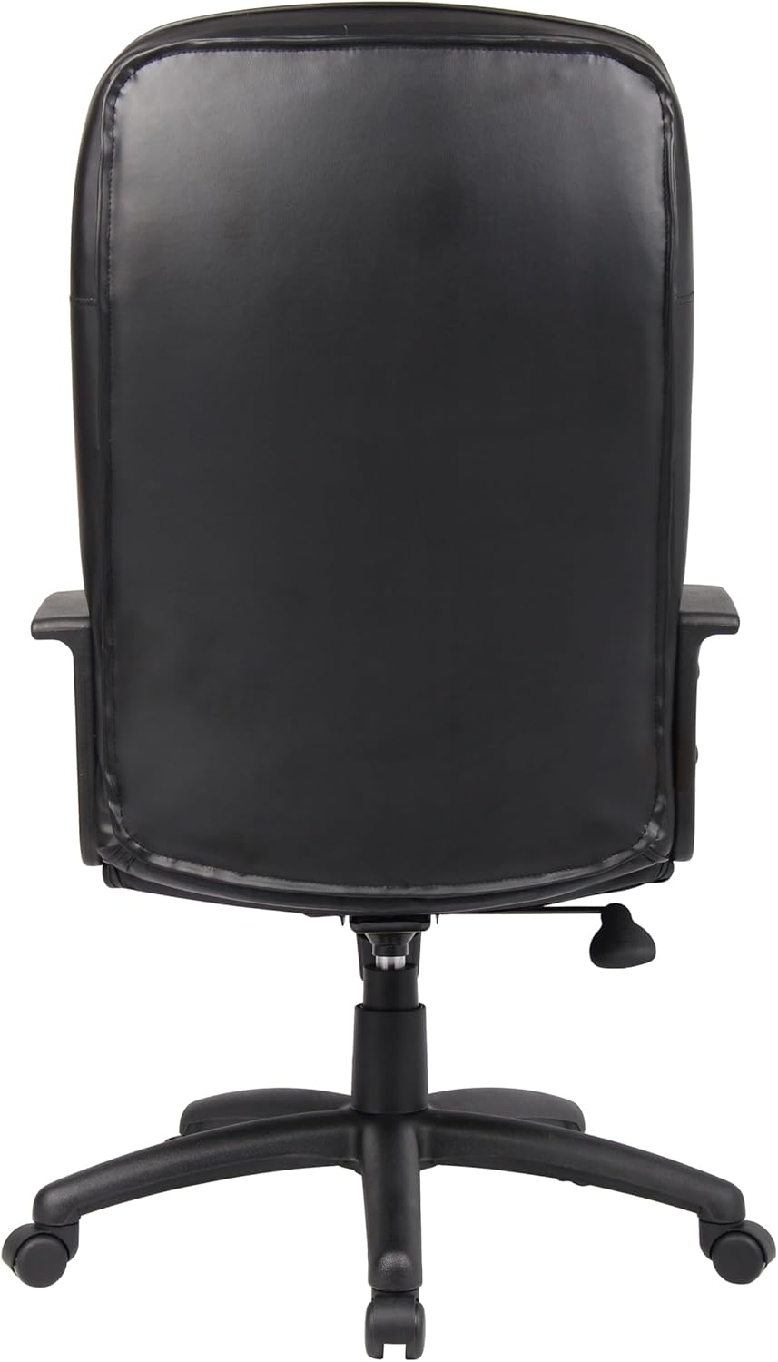 Boss Office Products High Back LeatherPlus Chair in Black