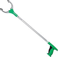 Unger Nifty Nabber Trigger-Grip Extension Arm, 32\" , Aluminum/Green