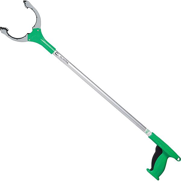 Unger Nifty Nabber Trigger-Grip Extension Arm, 32\" , Aluminum/Green