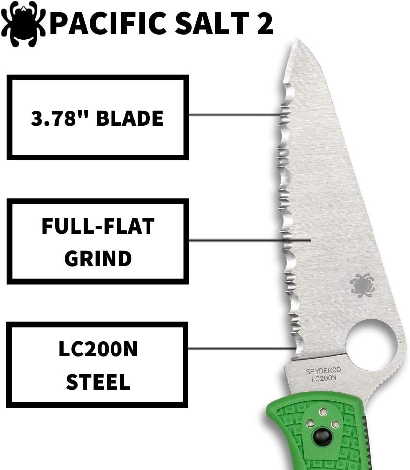 SPYDERCO Pacific Salt 2 Lightweight Folding Knife